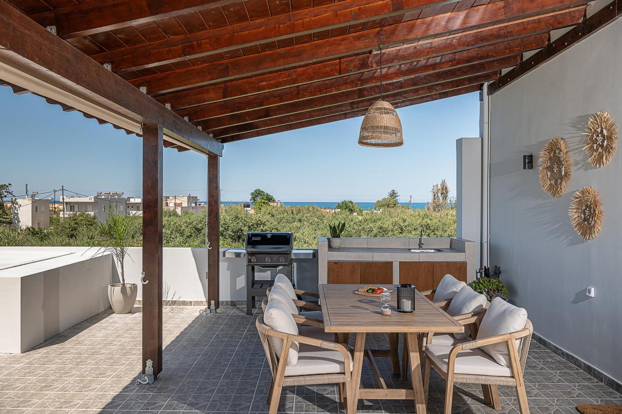 Sol Luxury Apartment - Close To The Beach With A Private Mini Pool Chania  Eksteriør billede